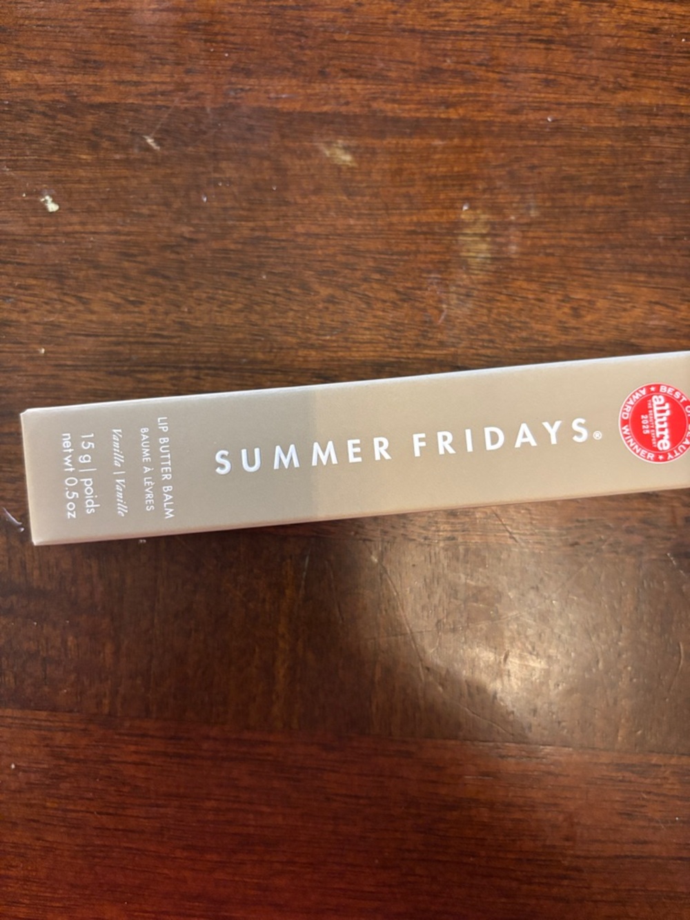 Summer Fridays Lip Butter Balm – Champagne Beige Packaging